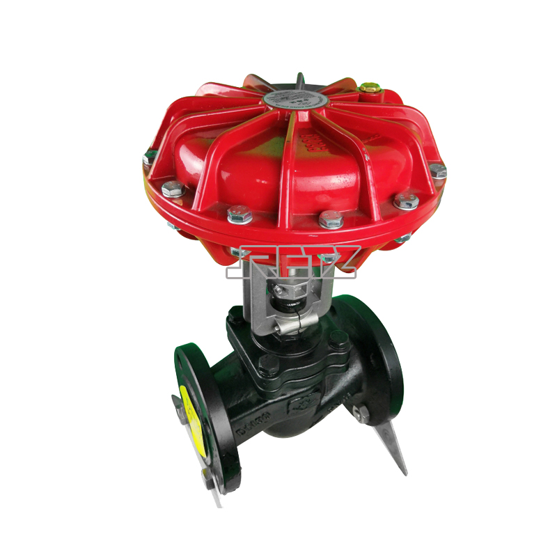 RETZ进口品质 气动法兰截止阀