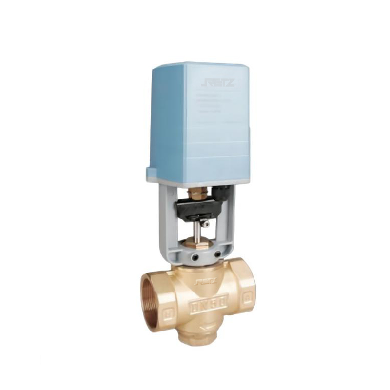 RETZ进口品质  黄铜内螺纹动态平衡电动调节阀