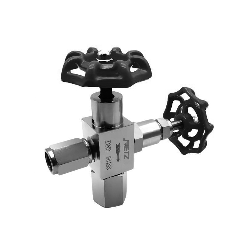 RETZ进口品质 三通压力表截止阀