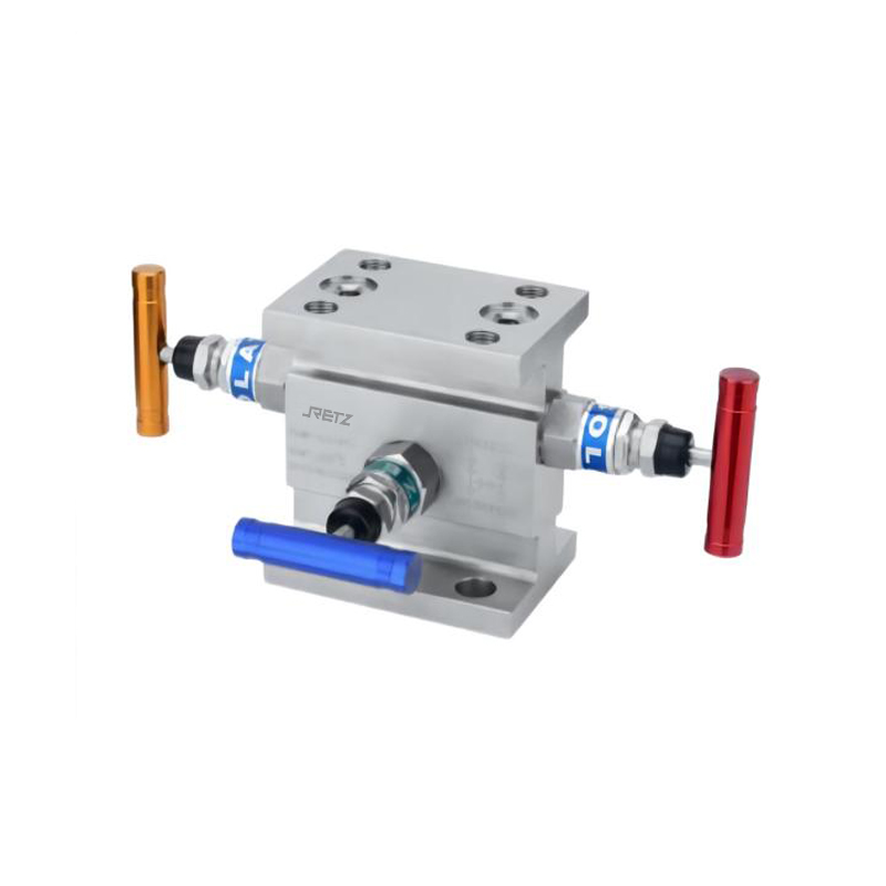 RETZ进口品质 压力表三阀组 型号：U-V3-FL-FL-H