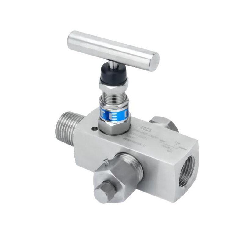 RETZ进口品质 压力表三通阀 多口计量阀