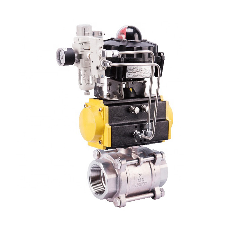 RETZ进口品质 气动内螺纹球阀