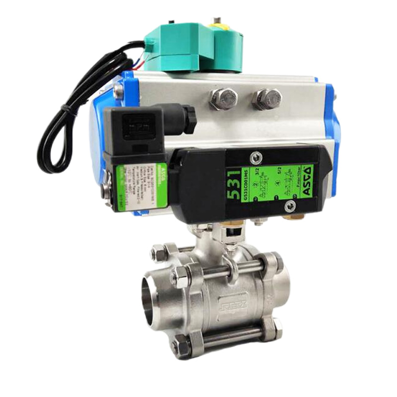 RETZ进口品质 气动焊接球阀