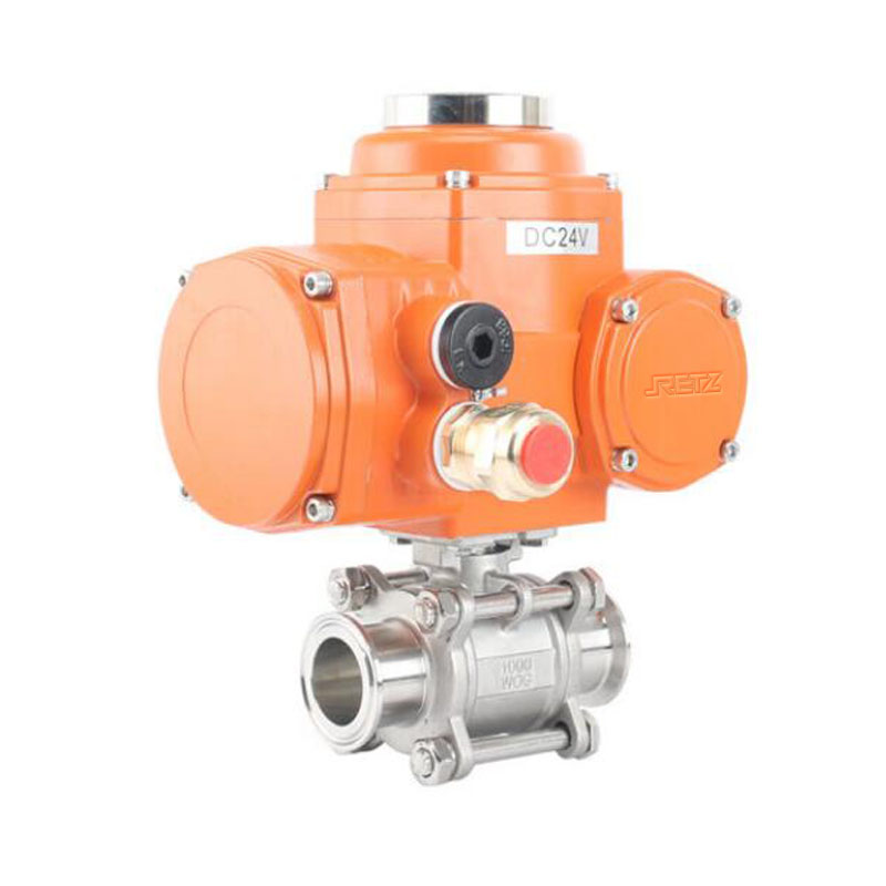 进口品质 RETZ电动卡箍球阀