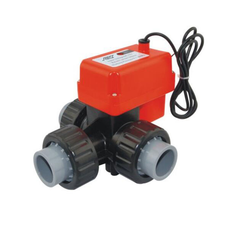 RETZ进口品质 PVC塑料陶瓷芯三通球阀