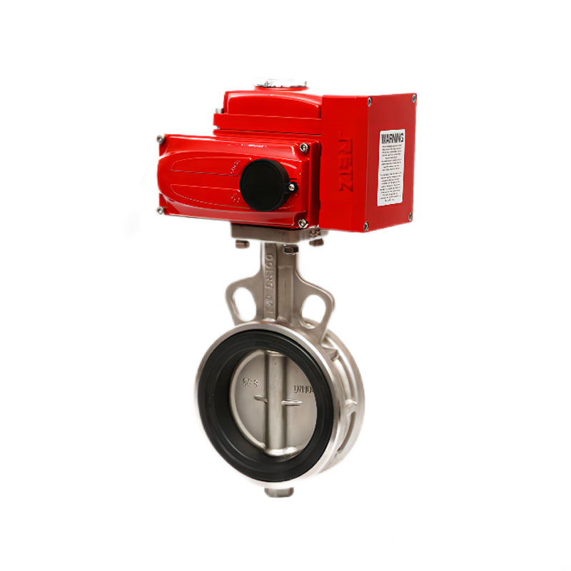 RETZ进口品质 电动中线软密封蝶阀