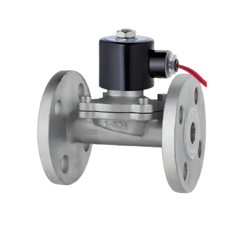 RETZ进口品质 法兰零压差电磁阀