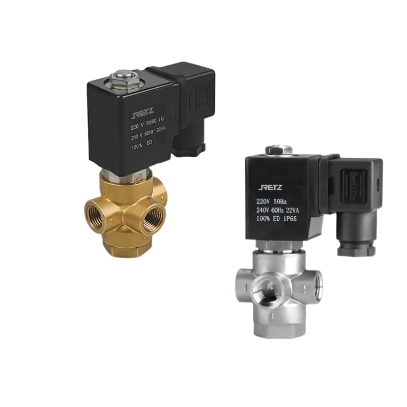 RETZ进口品质 精巧型换向三通电磁阀