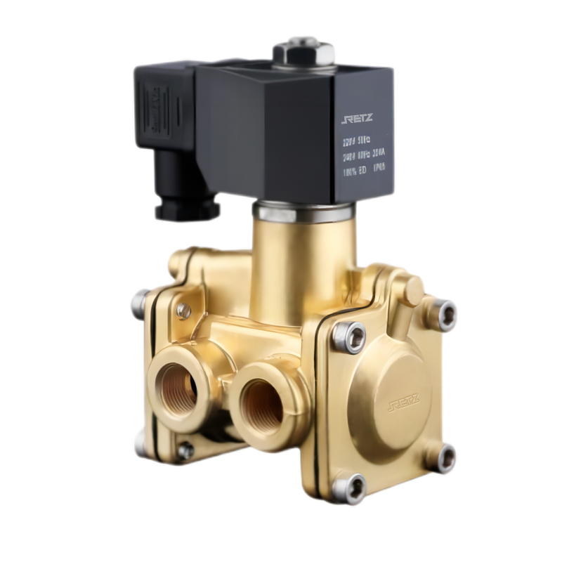 RETZ进口品质  同边管路三通电磁阀