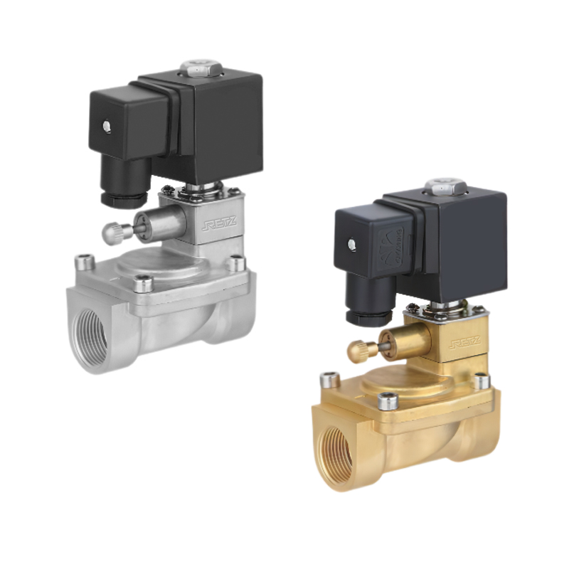 RETZ进口品质 带手动开关电磁阀
