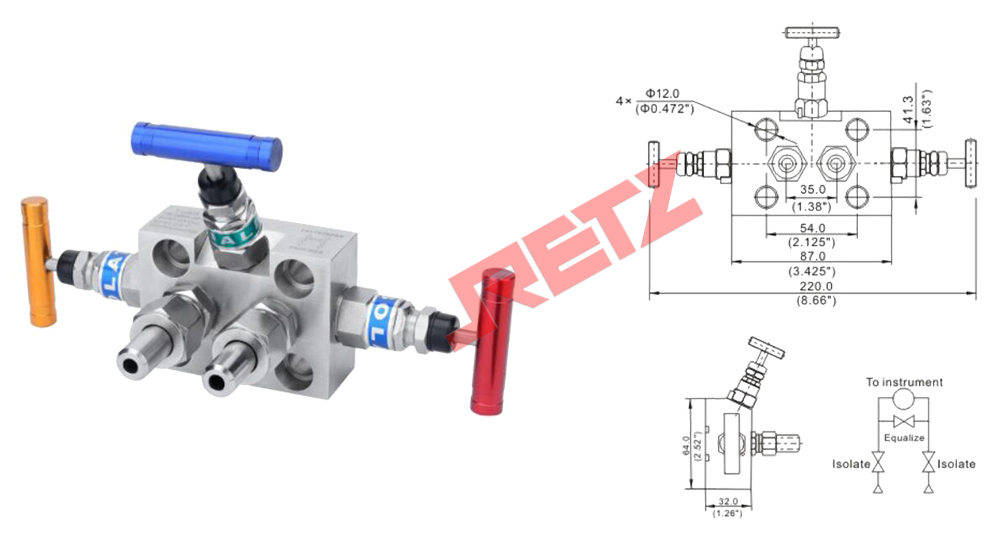 进口U-V3-14MW-FL-D 仪表三阀组结构.jpg