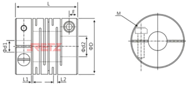 进口平行线夹紧式波纹管联轴器(不锈钢) 3.jpg